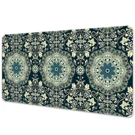 Podkładki na biurko - Podkładka mata ochronna na biurko Damask 90x45 cm - miniaturka - grafika 1