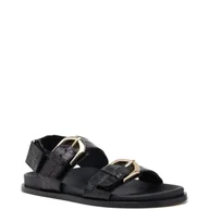 Sandały damskie - Alohas Skórzane sandały - miniaturka - grafika 1