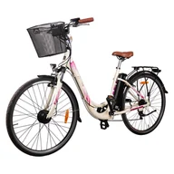 Rowery elektryczne - Rower elektryczny damski G-Lady Sanico Goldbike, 19’’, kość słoniowa - miniaturka - grafika 1