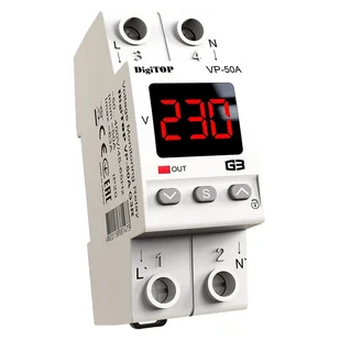 Przekaźnik napięciowy DigiTOP VP-50A G3R - Akcesoria do monitoringu - miniaturka - grafika 1