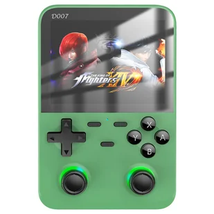 Ręczna konsola do gier D007 Plus 64GB, ponad 10000 zainstalowanych gier, ekran IPS 3,5 cali - Zielony - Konsole i gry retro - miniaturka - grafika 1