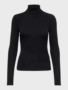 ONLY Golf Sille 15256046 Czarny Slim Fit - Bluzki damskie - miniaturka - grafika 1