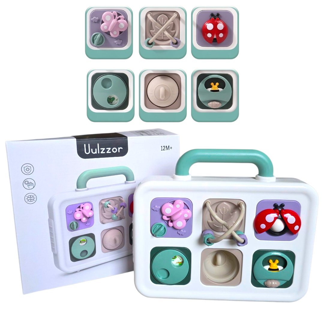 Montessori zabawka dla niemowląt sensoryczna tablica manipulacyjna prezent