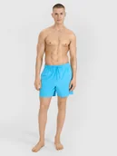 Kąpielówki męskie - 4F Spodenki plażowe męskie - turkusowe L - miniaturka - grafika 1