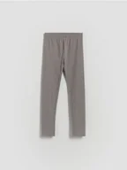 Spodnie i spodenki dla dziewczynek - Reserved - Wzorzyste legginsy - ciemnoszary - miniaturka - grafika 1