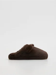 Reserved - Miękkie klapki - brązowy - Moda i Uroda OUTLET - miniaturka - grafika 1