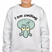 Bluzy dla dziewczynek - Bluza Dziecięca Biała SKALMAR SPONGEBOB Bajka Kreskówka Rozm 128 cm Wzory - miniaturka - grafika 1