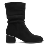 Botki damskie - Botki JENNY CEO-WS22452-06 Czarny - miniaturka - grafika 1