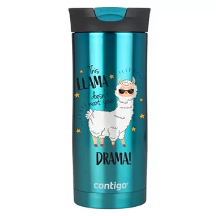 Kubek termiczny Contigo Huron 470ml - Biscay Bay Lama - Kubki termiczne - miniaturka - grafika 1
