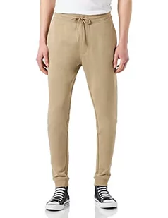 BOSS Męskie spodnie dresowe z logo Sestart z bawełny frotte, Średni beż 263, M - Spodenki męskie - miniaturka - grafika 1