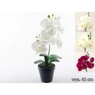 Sztuczne kwiaty - Storczyk w doniczce 42 cm - miniaturka - grafika 1