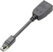Złącza, przejściówki, adaptery - Adapter AV PNY DisplayPort Mini - DisplayPort czarny QSP-MINIDP/DPV2 - miniaturka - grafika 1