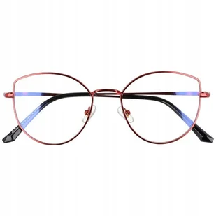 Okulary Kocie Oczy z filtrem światła niebieskiego do komputera zerówki 2530-4 - Okulary korekcyjne, oprawki, szkła - miniaturka - grafika 1