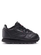 Buty dla dziewczynek - Reebok Sneakersy Classic Leather FZ2094 Czarny - miniaturka - grafika 1