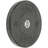 Obciążenia - HMS CHTBR10 BLACK TALERZ OLIMPIJSKI BUMPER 10 KG HMS 17-61-056 - miniaturka - grafika 1