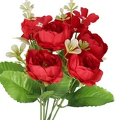 Sztuczne kwiaty - SZTUCZNE KWIATY GAŁĄZKI ROŚLINY PEONIA PIWONIA JAK ŻYWA - miniaturka - grafika 1