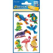 Zabawki kreatywne - Naklejki brokatowe Ptaki - miniaturka - grafika 1
