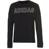 Bluzy męskie - Czarna bluza męska Adidas SID Crew, Rozmiar M - miniaturka - grafika 1