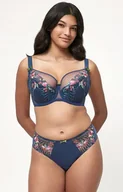 Biustonosze - Dalia biustonosz półusztywniany semi-soft Paradise K37, Kolor granatowy, Rozmiar 75F, Dalia - Intymna - miniaturka - grafika 1