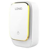 Ładowarki do telefonów - Ładowarka sieciowa z funkcją lampki nocnej LDNIO A4405, 3x USB, 22W (biała) - miniaturka - grafika 1