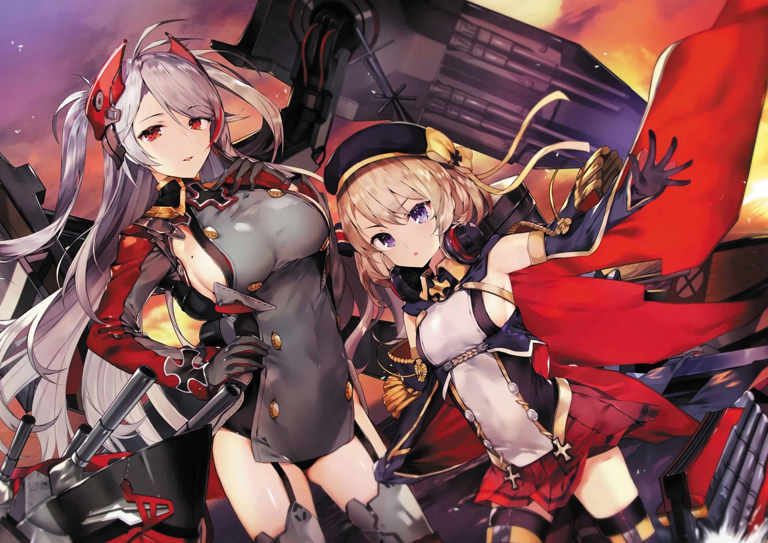 Plakat A1 anime gra Azur Lane