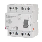 Bezpieczniki elektryczne - Eti-Polam Wyłącznik różnicowoprądowy 4P 40A 0,1A EFI-P4 A 40/0.1 002061522 002061522 - miniaturka - grafika 1