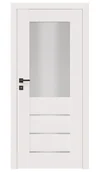 Drzwi wewnętrzne - Dre Drzwi Wewnętrzne Z Szybą Premium 10 Okleina Biała Mat - miniaturka - grafika 1