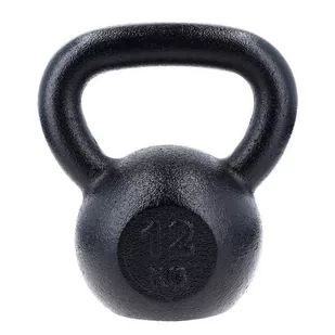 12 kg Kettlebell żeliwny kula kettle hantle Ba-kcz - Kettlebell - miniaturka - grafika 1