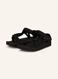 Teva Sandały Midform Universal schwarz - Sandały damskie - miniaturka - grafika 1