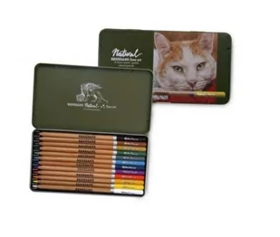 RENESANS Zestaw Kredek Renesans Natural 12 Kolorów (Metalbox) RENKPLKR12 - Kredki, ołówki, pastele i pisaki - miniaturka - grafika 1