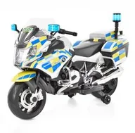 Pojazdy elektryczne dla dzieci - Hecht BMW R1200RT Policyjny dziecięcy motocykl na baterie - miniaturka - grafika 1