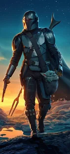 PUZZLE STAR WARS Mandalorian + IMIĘ Pudełko 120 el. - Puzzle - miniaturka - grafika 1