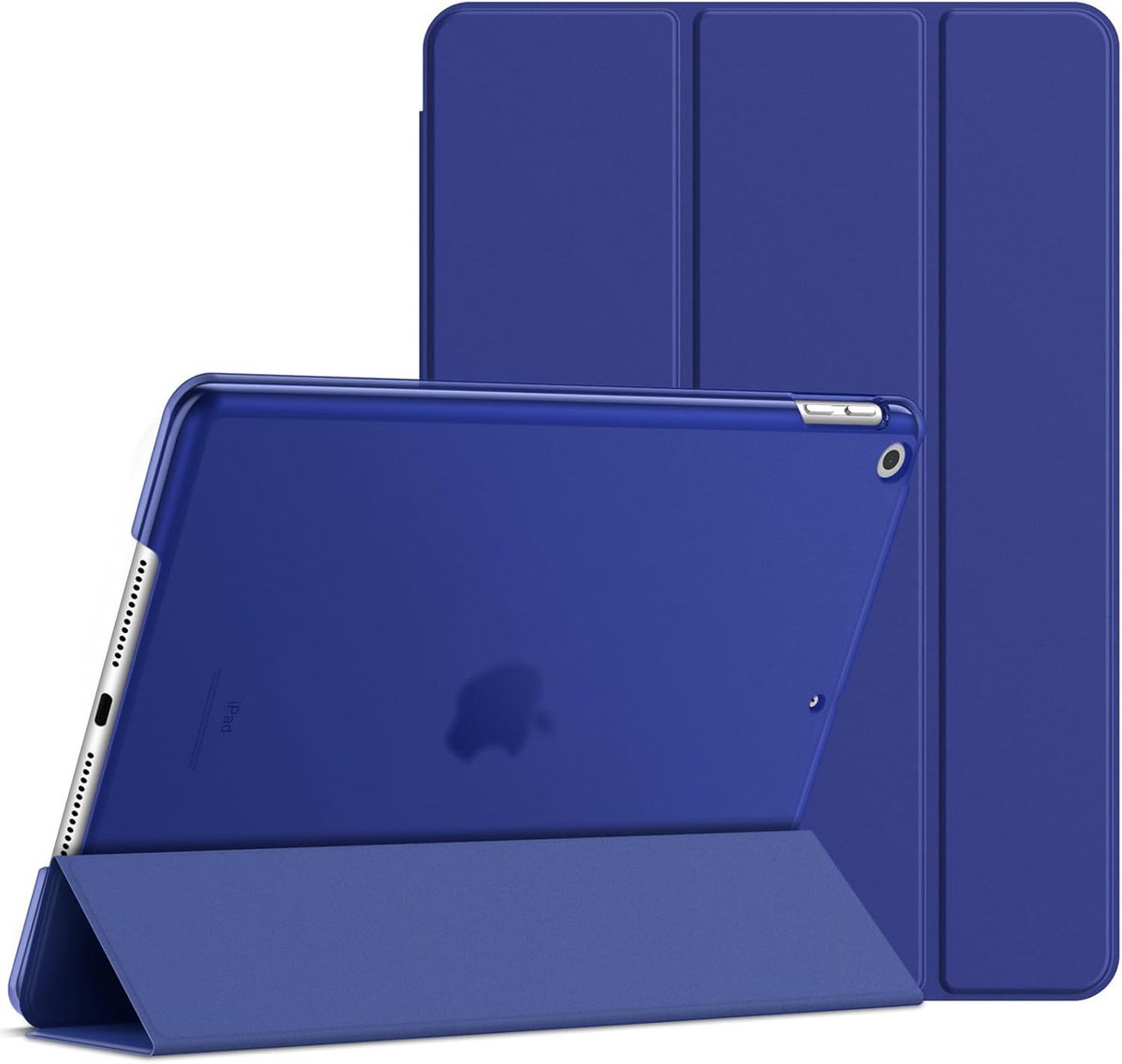 JETech Etui dla iPad 9/8/7 (10,2 Cala, Modelu 2021/2020/2019, 9./8./7. Generacji), Case z Obudowa, Automatycznie Budzi/Spać (Ciemnoniebieski)