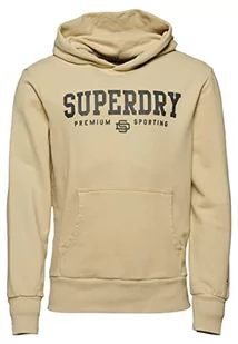 Superdry Męska bluza z kapturem, Beżowy pelikan, 3XL - Bluzy męskie - miniaturka - grafika 1