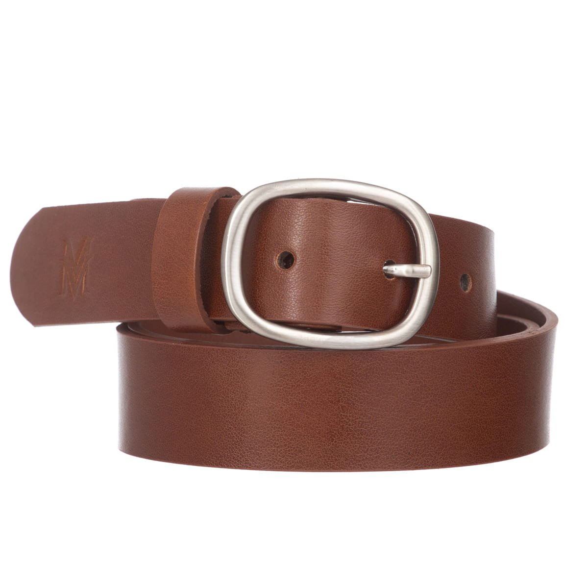 Klasyczny Pasek Damski VerMari Skórzany Brązowy 3 cm