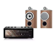 Zestawy stereo - Rose RS520 (czarny) + 805 D4 (orzech) - miniaturka - grafika 1