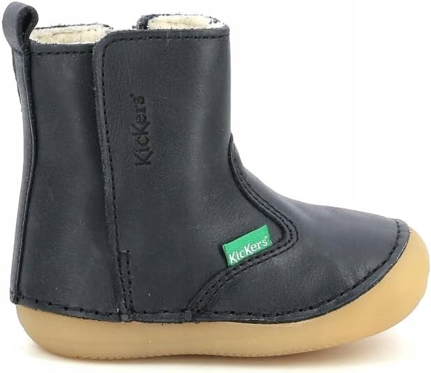 Kickers Dziecięce Botki Granatowe Z Ociepleniem 25 Ż6C