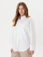 Koszule damskie - Tommy Hilfiger Koszula New Easy WW0WW45892 Biały Relaxed Fit - miniaturka - grafika 1