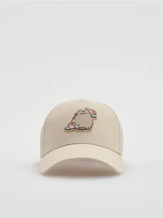 Reserved - Czapka z daszkiem Pusheen - beżowy - Czapki damskie - miniaturka - grafika 1