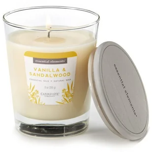 Świeca zapachowa - Vanilla & Sandalwood (255g) - Świece - miniaturka - grafika 1