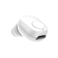 Słuchawki bluetooth - Słuchawka douszna Bluetooth 55mAh Biała V-TAC VT-6500 - miniaturka - grafika 1