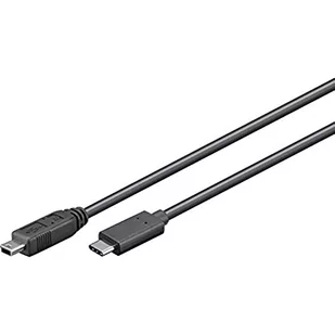 Kabel USB MicroConnect Mini USB USB C M/M Czarny 0.5m USB3.1CMB505 - Kable USB - miniaturka - grafika 1