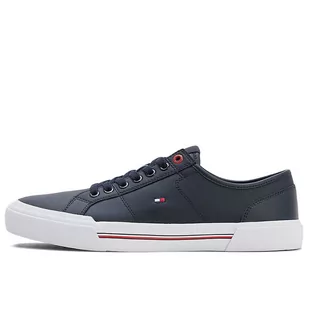 Buty Tommy Hilfiger Core Corporate Vulc FM0FM04561-DW5 - granatowe - Buty sportowe męskie - miniaturka - grafika 3
