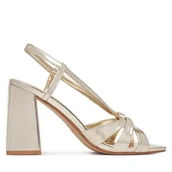 Sandały damskie - Sandały JENNY CWYYS164-02 Złoty - miniaturka - grafika 1