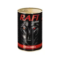 Mokra karma dla psów - Rafi Classic Puszka dla Psa Kawałki Wołowiny w Sosie 6x1240 g - miniaturka - grafika 1