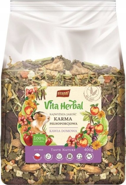 Vitapol Karma podstawowa Vita Herbal dla świnki morskiej 400g ZVP-4313