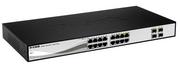 Pozostałe akcesoria sieciowe - D-LINK 16-Port Layer2 Smart Managed Gigabit Switch dlink green 3.0 16x 10/100/1000Mbit/s TP RJ-45 Port4x TP Combo Port/SFP Slot - miniaturka - grafika 1