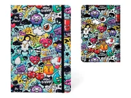 Notesy i bloczki - Notes A5 w twardej okładce z graffiti 96k - miniaturka - grafika 1