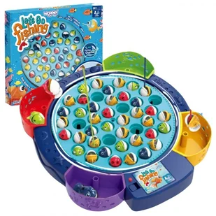 WOOPIE Łowienie Ryb Wędkowanie Gra Zręcznościowa 4 os. - Zabawki zręcznościowe - miniaturka - grafika 1