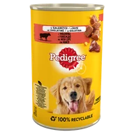 Mokra karma dla psów - Pedigree Wołowina w galaretce 400g puszka - miniaturka - grafika 1